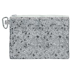 Cracked Texture Abstract Print Canvas Cosmetic Bag (xl)