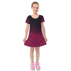 Ombre Kids  Short Sleeve Velvet Dress by Valentinaart