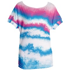 Ombre Women s Oversized Tee by Valentinaart