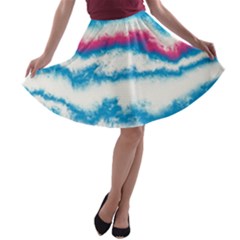 Ombre A-line Skater Skirt by Valentinaart