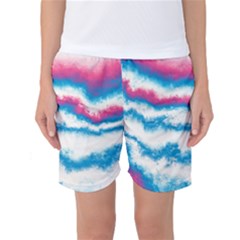 Ombre Women s Basketball Shorts by Valentinaart