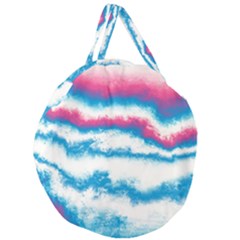 Ombre Giant Round Zipper Tote by Valentinaart