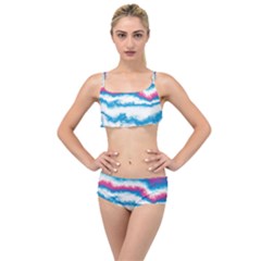 Ombre Layered Top Bikini Set by Valentinaart