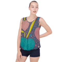 Celebrate Love Bubble Hem Chiffon Tank Top