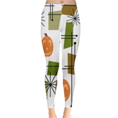 Halloween Mid Century Modern Leggings 