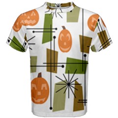 Halloween Mid Century Modern Men s Cotton Tee by KayCordingly