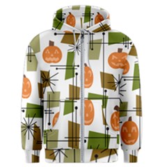 Halloween Mid Century Modern Men s Zipper Hoodie