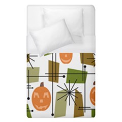 Halloween Mid Century Modern Duvet Cover (single Size)