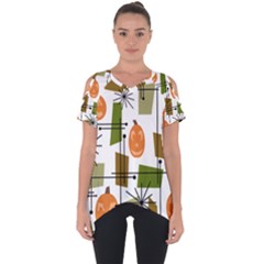 Halloween Mid Century Modern Cut Out Side Drop Tee by KayCordingly