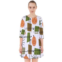 Halloween Mid Century Modern Smock Dress