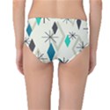 Atomic Era Diamonds (Turquoise) Mid-Waist Bikini Bottoms View2