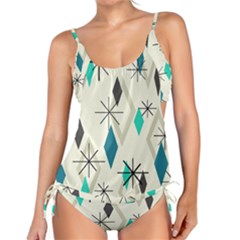 Atomic Era Diamonds (turquoise) Tankini Set