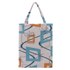 Minimalist Wavy Rectangles Classic Tote Bag by KayCordingly