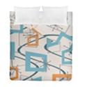 Minimalist Wavy Rectangles Duvet Cover Double Side (Full/ Double Size) View1