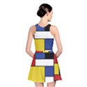 Mondrian Geometric Art Reversible Skater Dress View2