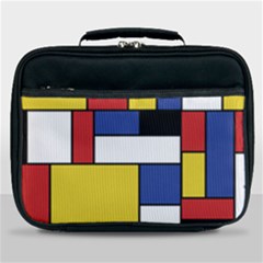 Mondrian Geometric Art Lunch Bag by KayCordingly