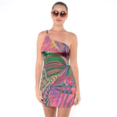 Delight One Soulder Bodycon Dress