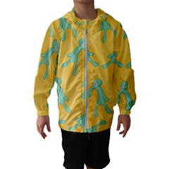 Bold And Brash Pattern Hooded Windbreaker (kids)