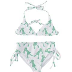 Bold And Brash Pattern Kids  Classic Bikini Set