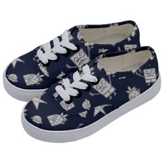 Doodle Bob Pattern Kids  Classic Low Top Sneakers