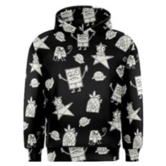 Doodle Bob Pattern Men s Overhead Hoodie by Valentinaart