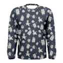 Doodle Bob Pattern Men s Long Sleeve Tee View1