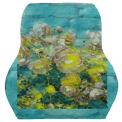 Bloom In Vintage Ornate Style Car Seat Back Cushion  by pepitasart