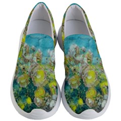 Bloom In Vintage Ornate Style Women s Lightweight Slip Ons by pepitasart