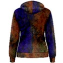 Colored Rusty Abstract Grunge Texture Print Women s Pullover Hoodie View2