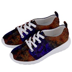 Colored Rusty Abstract Grunge Texture Print Women s Lightweight Sports Shoes by dflcprints