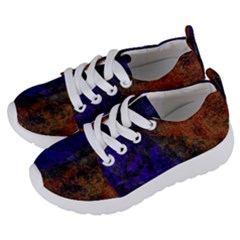 Colored Rusty Abstract Grunge Texture Print Kids  Lightweight Sports Shoes by dflcprints