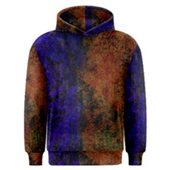 Colored Rusty Abstract Grunge Texture Print Men s Overhead Hoodie