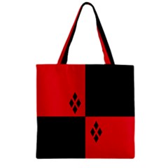 Harley Zipper Grocery Tote Bag