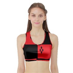 Harley Sports Bra with Border