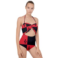 Harley Scallop Top Cut Out Swimsuit by raeraeshescrafty