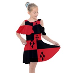 Harley Kids  Shoulder Cutout Chiffon Dress by raeraeshescrafty