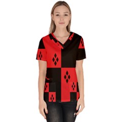 Harley Women s V-neck Scrub Top by raeraeshescrafty