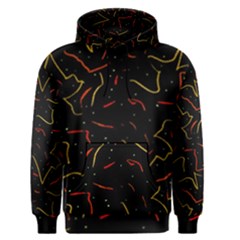 Lines Abstract Print Men s Pullover Hoodie