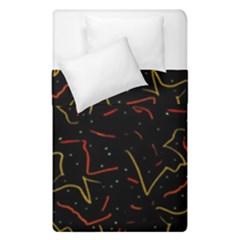 Lines Abstract Print Duvet Cover Double Side (single Size) by dflcprints