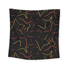 Lines Abstract Print Square Tapestry (small)