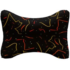 Lines Abstract Print Seat Head Rest Cushion