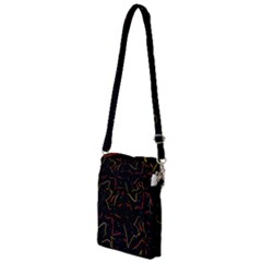 Lines Abstract Print Multi Function Travel Bag