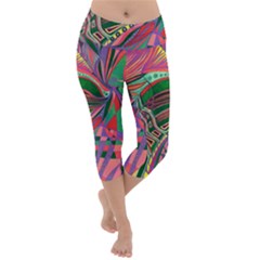 Delight  Lightweight Velour Capri Yoga Leggings