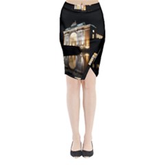 Menin Gate Ieper Monument Midi Wrap Pencil Skirt by Simbadda