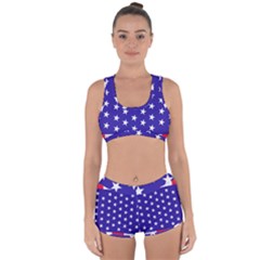 Day Independence July Background Racerback Boyleg Bikini Set by Simbadda