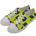 Leaves Pattern Picture Detail Women s Low Top Canvas Sneakers View2