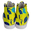 Leaves Pattern Picture Detail Women s Hi-Top Skate Sneakers View4