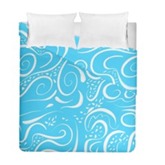 Scribble Reason Design Pattern Duvet Cover Double Side (full/ Double Size) by Simbadda