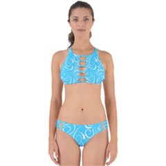 Scribble Reason Design Pattern Perfectly Cut Out Bikini Set by Simbadda