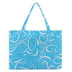 Scribble Reason Design Pattern Zipper Medium Tote Bag by Simbadda